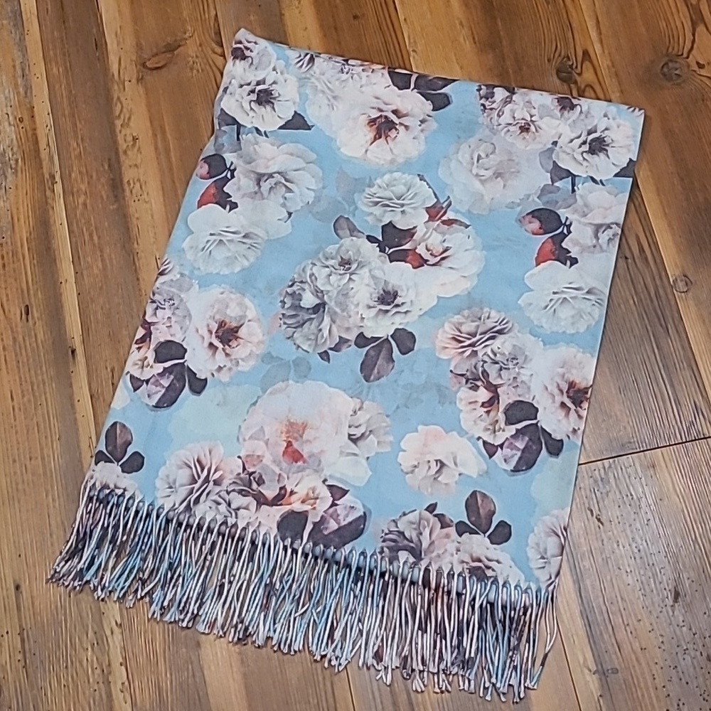 LOVE & LORE Floral Scarf/Wrap, Beautiful and Super Soft